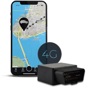 Salind GPS Tracker 4G LTE Permanent Battery OBD Tracker for Fleets, Cars, Trucks, Fleet GPS Tracker, Vehicles, Route History, Speed Monitoring, GeoFence, Real Time Monitoring & Tracking Device