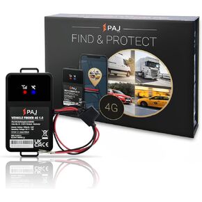 PAJ GPS Vehicle Finder 4G, 1.0 - Cellular Connected, Real Time Tracking GPS Tracker for Cars, Motorcycles, Trucks & More - Versatile & Secure Fleet Management