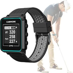 جهاز CANMORE TW356 Golf GPS يمكن ارتداؤه للرجال والنساء، تحديث مجاني لأكثر من 40,000+ دورات تم تحميلها مسبقًا في جميع أنحاء العالم، شاشة LCD عالية التباين، ترقية شريحة IC، ملحق خفيف الوزن للاعبي الغولف، برتقالي