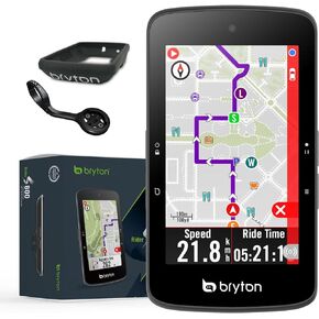 Bryton Rider S800 3.4 Inch Color LCD Touchscreen GPS Bike/Cycling Computer Offline USA Map, Compatible with Bike Radar, 36hrs Long Battery Life, Navigation with Turn-by Turn Follow Track Waterproof