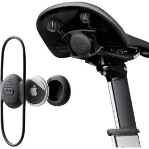 Bone Airtag Bike Strap, Hidden Bicycle Seatpost Mount Compatible with Apple Airtags, Anti-Theft Air tag GPS Tracker for Mountain & Road Bikes, E-Scooter & More