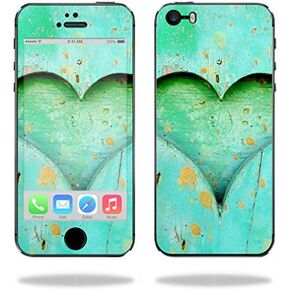 MightySkins Protective Vinyl Skin Decal Compatible with Apple iPhone 5/5S/SE wrap Cover Sticker Skins Heartwood