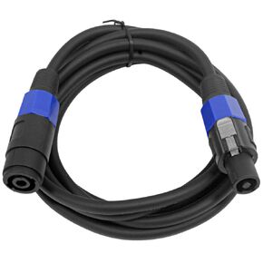 Seismic Audio - SPXC-3-2Pack - Pair of 3 Foot Professional Speakon Extension Cables - Speakon Male to Speakon Female - 12AWG 2 Conductor Speaon Extension Cables