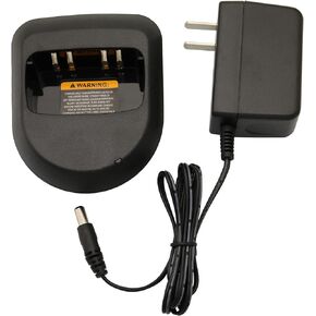 Ni-MH Ni-CD Li-ion Battery Charging Dock Desktop Charger Compatible with Motorola A6 A8 MagOne BPR40 BC130 Two-Way Radio PMLN4822AR PMLN4682AR PMLN5041A