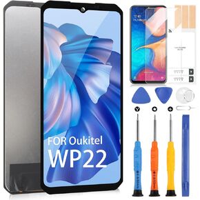 Screen Replacement for Oukitel WP22 LCD Display Digitizer Touch Screen Full Assembly with Repair Tools