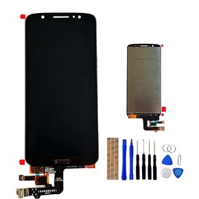 LCD Display Touch Screen Digitizer Assembly Glass la pantalla Replacement Repair Tools Kit Compatible with Motorola Moto G6 XT1925 5.7inch