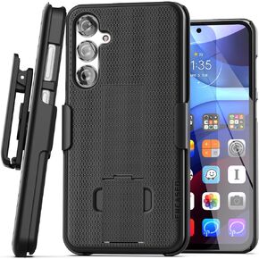 Encased DuraClip Compatible with Samsung Galaxy S25 Plus Belt Clip Case with Phone Holster and Kickstand (S25 Plus)