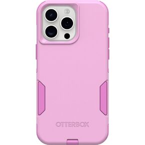 OtterBox iPhone 15 Pro MAX (Only) Commuter Series Case - BLACK, slim & tough, pocket-friendly, with port protection