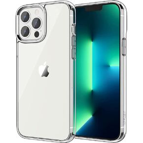 JETech Case for iPhone 13 Pro 6.1-Inch, Non-Yellowing Shockproof Phone Bumper Cover, Anti-Scratch Clear Back (Alpine Green)