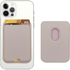 Magnetic Wallet Card Holder Compatible with Apple MagSafe Wallet for iPhone 15 Pro Max/15 Pro/15/15 Plus/iPhone 14 Model, Mag Safe Wallet for iPhone 13 Pro Max/13 Pro/13/13 Mini/12 Series, Aureate