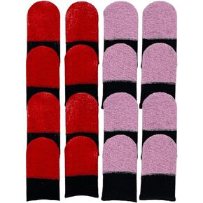 Canada LogiX (16 Pack) Gaming Finger Sleeves, CODM & Mobile Games, Premium Silver Fiber Material Offers Excellent Conductivity & A Sensitive Glide Free Responce, Anti-Sweat, Breathable Finger Sleeves