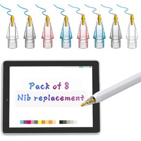 Inesore Replacement Tips for Apple Pencil Pro/1st/2nd/USB-C (8 Pack) in Kuwait