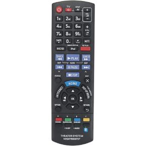 N2QAYB000727 Replaced Remote Control Applicable for Panasonic SC-BTT196 SC-BTT490 SC-BTT190 SC-BTT195 SCBTT196 SCBTT490 SCBTT190 SCBTT195 SA-BTT490 Blu-ray Disc Home Theater Sound System