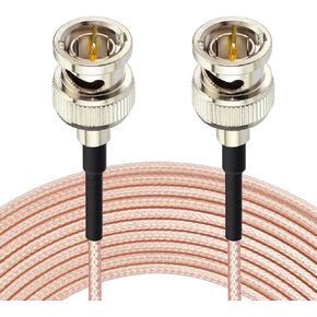 Superbat 3G HD SDI Cable BNC Cable(30cm 75 Ohm) RG179 Jumper for Cameras and Video Equipment，Supports HD-SDI/3G-SDI/4K/8K，SDI Video Cable (Straight,1Pcs)