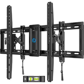 Pipishell Advanced Tilt TV Wall Mount, Wall Mount TV Bracket for Most 42–90 inch TVs up to 132 lbs, 15° Full Tilt, 6-inch Arm Extension, Slide to Center, Max VESA 600x400mm, 16″/24″ Wood Studs, PIAT3