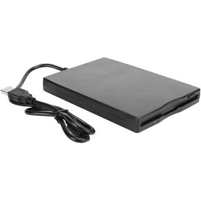 Cuifati Portable USB Floppy Drive for 1.44m 3.5in MF2 HD Floppy Disk 3.5 Inch Card Reader Ultra-Thin Without External Power Supply for Windows 10,7,Vista,8,XP,ME,2000,SE,98(Floppy Disk Not Included)