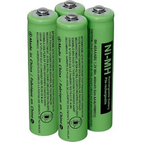 Cerepros 4-Pack BK-40AAABU Replacement Battery Pack for Panasonic Cordless Phone Handset