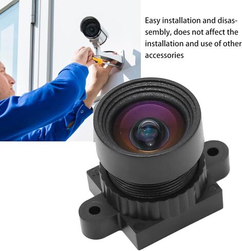 5MP Board Lens,Professional Compact Alloy Single Board Lens,High Definition Wide Angle 2.1mm Focal Length Camera Lens,for Most Network Cameras in Saudi Arabia