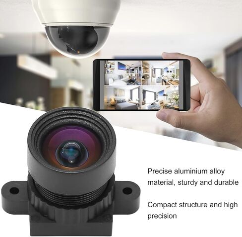 5MP Board Lens,Professional Compact Alloy Single Board Lens,High Definition Wide Angle 2.1mm Focal Length Camera Lens,for Most Network Cameras in Saudi Arabia