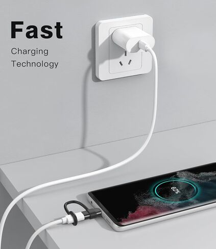 لمحول Lightning أنثى إلى USB C ذكر، موصل شاحن USB من النوع C لسلسلة iPhone 15، يدعم شاحن سريع PD بقدرة 27 وات، نقل البيانات لأجهزة Samsung، i-pad، وليس للصوت/OTG، مع حلقة مضادة للفقد in Kuwait