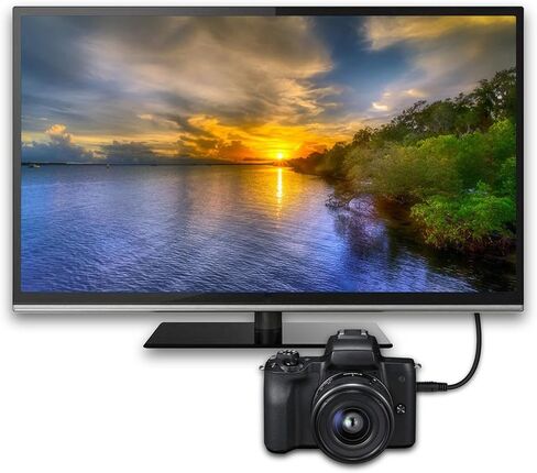 كابل XMSJSIY S-Video، 4 Pin Mini DIN أنثى إلى أنثى كابل تمديد محول موصل الصوت مع مطلي بالذهب للتلفزيون، والشاشة، وDVD، وVCR، وHDTV والمزيد - قطعتان 15 سم/5.9 بوصة in Saudi Arabia