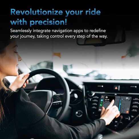 AutoSky Best Wireless CarPlay Converter Micro Edition - لمسة نهائية للبيانو - أصغر محول CarPlay في السوق - قم بتحويل CarPlay السلكي من المصنع إلى لاسلكي in Kuwait