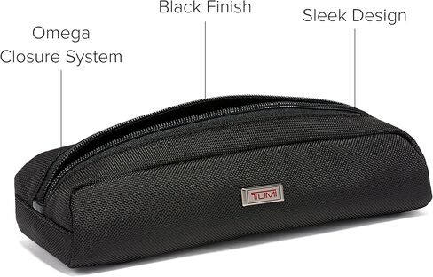 TUMI Alpha Electronic Cord Pouch - Cable Pouch for Organizing Cords and Cables for Electronics - Travel Cord Bag for Organization - Fits in Laptop Backpacks, Computer Bags & Travel Backpacks - Black in Saudi Arabia