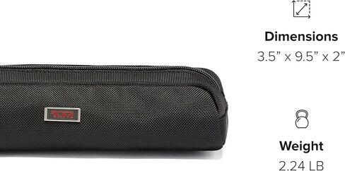 TUMI Alpha Electronic Cord Pouch - Cable Pouch for Organizing Cords and Cables for Electronics - Travel Cord Bag for Organization - Fits in Laptop Backpacks, Computer Bags & Travel Backpacks - Black in Saudi Arabia