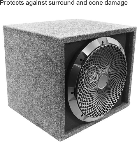 RECOIL 8-Inch High Excursion Black Steel Mesh Subwoofer Grille in Kuwait