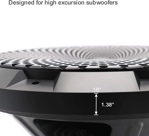 RECOIL 8-Inch High Excursion Black Steel Mesh Subwoofer Grille in Kuwait