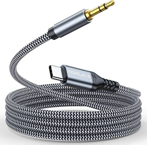 Aux to USB C, USB C to 3.5mm Audio Aux Jack Cable 3.3 ft, Type C to Aux Headphone Male Cord Car Aux Cable Compatible with iPhone 15/15Plus/Pro/Pro Max, Galaxy S23 Ultra iPad Pro Air Pixel 7 in Saudi Arabia