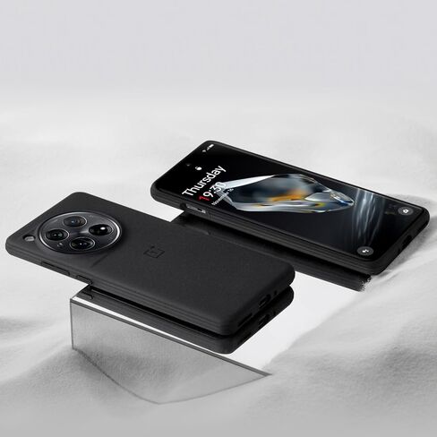 حافظة ون بلس 12 من الحجر الرملي باللون الأسود in Kuwait