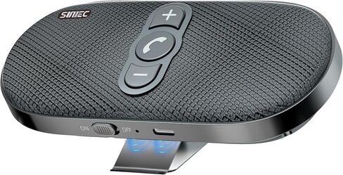 Bluetooth Car Speaker Phone: Hands Free Calling Kits 6W in car Speakerphone for Safe Driving - Support Siri Google Assistant Voice Calls/Motion Auto ON Off - BC990P in Saudi Arabia