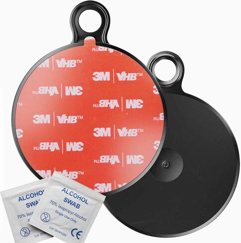 Dashboard Pad Mounting Disk for Suction Cup Mount - 3M Dashboard Sticky Pad for Car Phone Holder - Ultra Sticky Adhesive Replacement Disc for Garmin Dash Cam, GPS, iOttie Car Mount - 75mm 2-Pack in Saudi Arabia