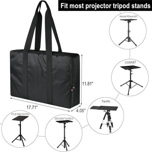 TXEsign Carrying Case for Projector Stand, Laptop Tripod Stand Nylon Storage Bag Projector Tripod Stand Carry Bag for Projector Tray Holder and Tripod Fits Up to 20.87"(Adjustable Min Height) in Saudi Arabia
