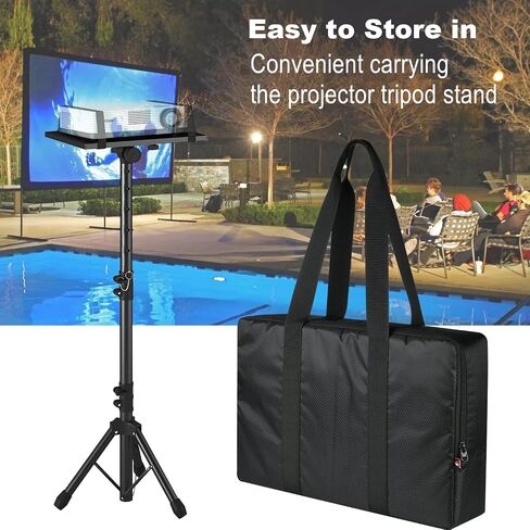 TXEsign Carrying Case for Projector Stand, Laptop Tripod Stand Nylon Storage Bag Projector Tripod Stand Carry Bag for Projector Tray Holder and Tripod Fits Up to 20.87"(Adjustable Min Height) in Saudi Arabia