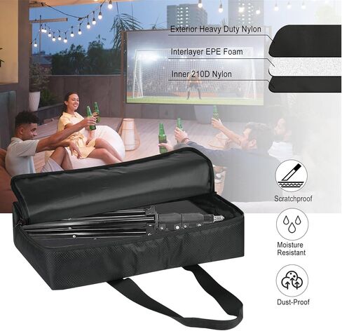 TXEsign Carrying Case for Projector Stand, Laptop Tripod Stand Nylon Storage Bag Projector Tripod Stand Carry Bag for Projector Tray Holder and Tripod Fits Up to 20.87"(Adjustable Min Height) in Saudi Arabia