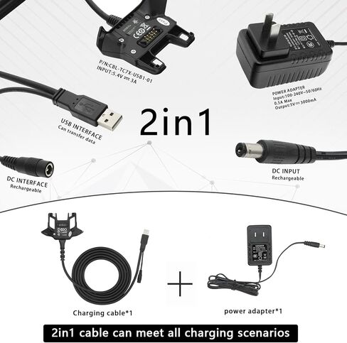 كابل شاحن USB ومحول لرمز الحمار الوحشي TC70 TC70X TC72 TC75 TC75X TC77، شاحن فائق السرعة 5 فولت/3 أمبير (CBL-TC7X-SERL1-01)، ملحقات الكمبيوتر المحمول التي تعمل باللمس PDA، شاحن الماسح الضوئي in Kuwait
