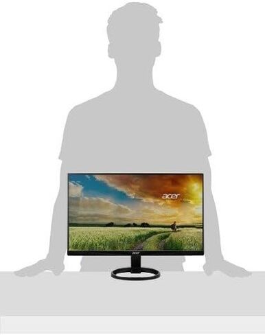 Acer R241Y Bbix 23.8" Full HD (1920 x 1080) IPS Monitor | AMD FreeSync Technology | Ultra-Thin | Edge-to-Edge | Zero-Frame | 1ms VRB | 75Hz | (HDMI & VGA ports) in Saudi Arabia