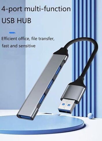 موزع USB 3.0 بـ 4 منافذ، موزع USB لأجهزة الكمبيوتر المحمول، موزع USB متعدد النحافة للغاية لأجهزة الكمبيوتر المحمول، وXbox، ومحرك الأقراص المحمول، ووحدة التحكم، والأقراص الصلبة، والطابعة، والكاميرا، ولوحة المفاتيح، والماوس، وغيرها in Kuwait