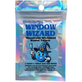 12 Tablets Car Windshield Washer Fluid Concentrated Tablets Solid Windshield Wiper Tablet for Car Room Kitchen Window Glass Cleaning