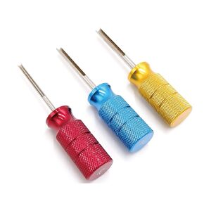Deutsch Terminal Removal Key Tool, 14/16 / 20 AWG DT, DTM, DTP Terminal Release Tool Kit, 3 Pieces - Car Vehicle, Wiring Connector, Harness, Socket, Plugs, Pins, Mechanics
