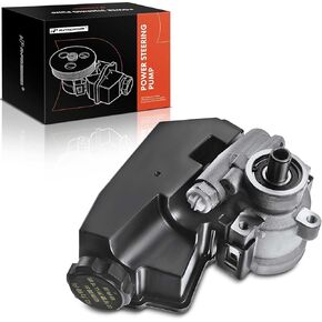 A-Premium Power Steering Pump, with Reservoir, Compatible with Jeep Grand Cherokee 1993-1995, Cherokee 1991-1995, Comanche 1991-1992, 4.0L Gas, Replace # 52006397, 52037565