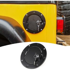 Locking Fuel Door Gas Cap Cover for Jeep Wrangler TJ 1997-2006