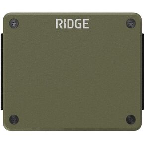 Ridge Wallet - RIDGE LITE - The Minimalist Wallet, Smaller - Holds up to 8 Cards, RFID Protection, Sleek, Compact and Lightweight Card Holder - Matte Olive