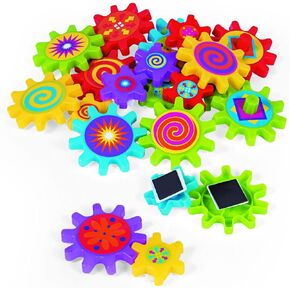 Fun Express Magnetic Gear Building Toys 22 Pieces for Kids Ages 4-8 in Kuwait