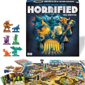 Ravensburger Horrified: Greek Monsters - Cooperative Strategy Board Game | for Ages 10 and Up | Unleash Mythical Creatures | Engaging Family Game Night Entertainment