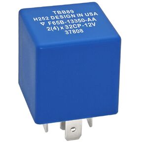 F65B-13350-AA 5C3T-13350-AA TBB89 5-Pin Flasher Relay - Hazard Warning/Turn Signal Fix for Fast Hyper Flash - Replacement for Ford, Lincoln, Mercury