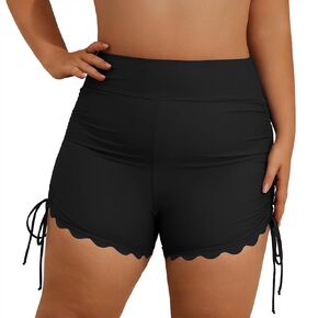 Century Star Womens Swimming Shorts High Waisted Bathing Suit Bottoms Tummy Control Boy Short Swim