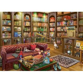 Ravensburger The Reading Room 1000 Piece Jigsaw Puzzle for Adults | Unique, Pieces | Anti-Glare Surface | FSC Certified, Eco-Friendly | Amazon Exclusive